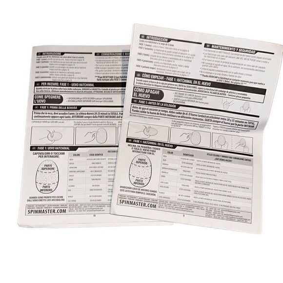 Hatchimals Spin Master Kids Lights & Sound Interactive Blue Hatched Owlicorn Toy - Picture 10 of 10